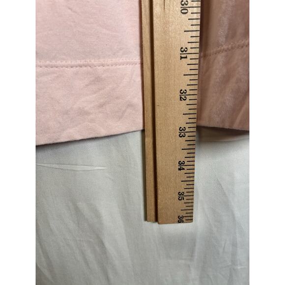 J. JILL Luxe Supima Everyday Turtleneck Tunic Pastel Pink Women's Size Large EUC - Picture 4 of 6